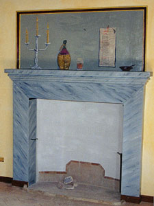 Kamin danach